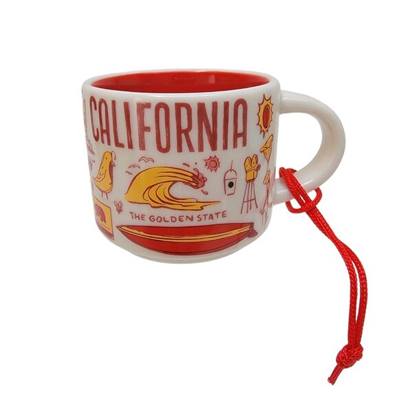Starbucks Been There Series CALIFORNIA Ornament 2 oz. - Picture 2 of 3